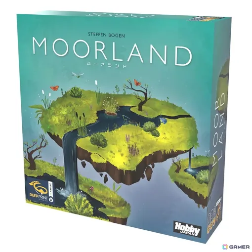 自然環境をテーマにしたボードゲーム「ムーアランド」日本語版が6月上旬に発売！水路をつないで生態系豊かな湿原を作ろう
