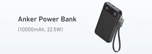 “Anker Power Bank”発売。アンカーの大人気モバイルバッテリーの次世代モデル【大容量10,000mAh/最大出力22.5W/USB-Cケーブルストラップ付属】