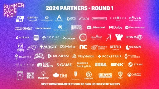 開幕が迫る「Summer Game Fest 2024」，パートナー企業55社を発表。2Kはイベントで，「最も愛されている」シリーズの最新作を発表予定