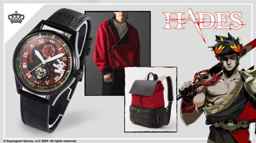 『HADES（ハデス）』主人公・ザグレウスをイメージした腕時計、アウター、バックパックが登場。本日（5/27）予約開始