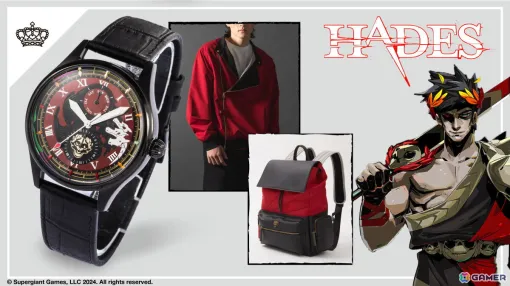 「Hades」主人公・ザグレウスをイメージした腕時計・アウター・バックパックがSuperGroupiesより登場！