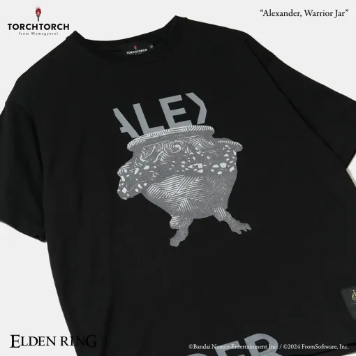 『ELDEN RING』に登場した戦士の壺「鉄拳アレキサンダー」のTシャツの一般販売がスタート