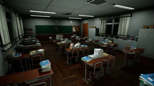『サイクル:教室です』Steamストアページ公開―閉じ込められた夜の学校で謎を解きループを断ち切れるか？