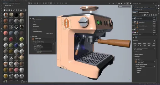 Adobe、「Substance 3D Painter 10」の新機能を公式ブログで紹介。Illustratorとの連携、Python APIによるレイヤースタックの制御など搭載