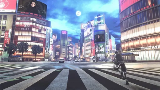 渋谷アクションRPG『レナティス』、現実とゲーム内の「スクランブル交差点」比較お披露目。お馴染みの建物や店が実名で登場、再現度ばっちり