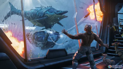 PS5「ARK: Survival Ascended」に広大なマップ「The Center」が追加！海に生息する新恐竜「シャスタサウルス」も登場