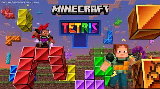 「Minecraft」に「テトリス」のアドオンが登場。空からテトリミノブロックが降ってくる！