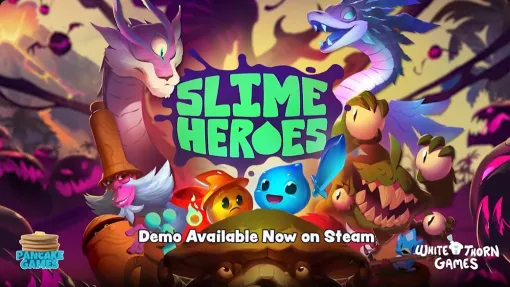 全編協力プレイできるスライムの大冒険アクション「Slime Heroes」デモ版を配信中