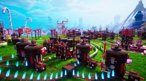 チョコレート工場建設ゲーム『Chocolate Factory』オープンワールドのお菓子な世界で夢のようなひと時を。Steamで6月18日に発売