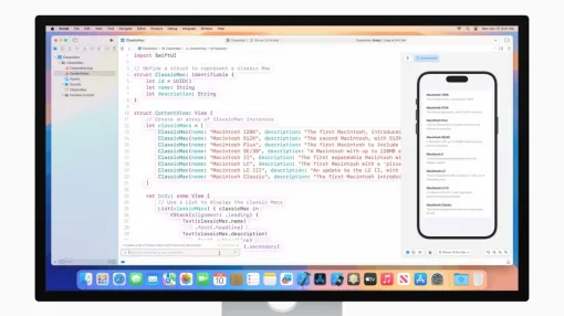 Apple、統合開発環境「Xcode 16」のベータ版をリリース。予測的コード補完エンジンや、処理負荷を可視化する「flame graph」の実装など