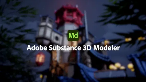 「Substance 3D Modeler」が1.11にアップデート。シーン内オブジェクトの管理に役立つScene Outlinerや、指定オブジェクトだけエクスポートできる機能が正式に追加