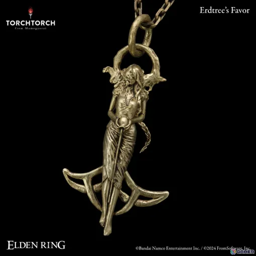 「ELDEN RING」の“黄金樹の恩寵”がペンダントに！TORCH TORCHとのコラボアクセサリーが9月に発売