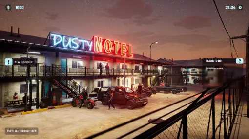 モーテル経営シム『Motel Simulator』発表。ゴロツキがたむろする荒廃ホテルを綺麗にリノベ、人気ガソスタ経営シム『Gas Station Simulator』などとの連携要素も