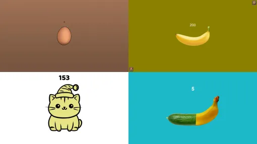 大流行のバナナ取引“ゲーム”『Banana』を受け、ネコ集めやバナナキュウリ集めなど類似作品が続々出現。それぞれ「業者」の影も見え混乱模様