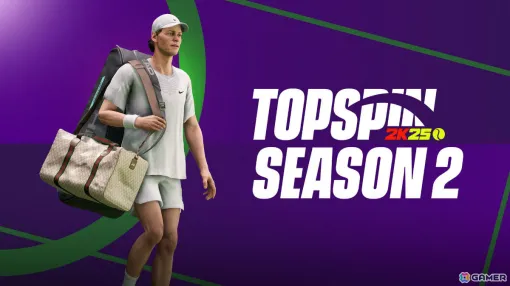 「TopSpin 2K25」ヤニック・シナー選手がプレイアブルで登場！Gucciのテニスコレクションも限定配信