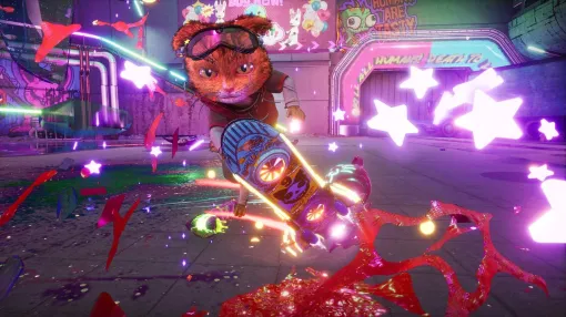 猫大暴れアクションゲーム『Gori: Cuddly Carnage』国内PS5/PS4/Switch版に流血表現規制など導入へ。大量に流れる赤い血の代わりは、紫色のジュース