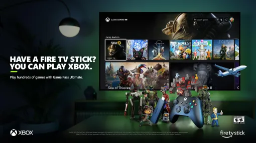 Fire TVがXbox Game Pass Ultimateに対応。PCや専用機なしで「Starfield」などを遊べる