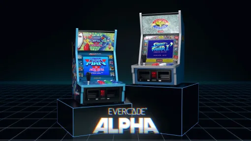 カプコンの公式ライセンスを受けたアーケードゲームを内蔵。アップライト筐体型のゲーム機「Evercade Alpha」，11月発売