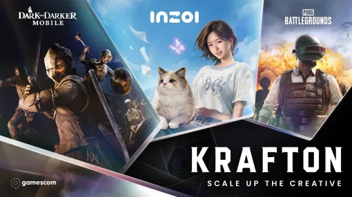 KRAFTON、欧州最大級のゲームイベント「Gamescom 2024」に『ダークアンドダーカーモバイル』『inZOI』『PUBG』を出展