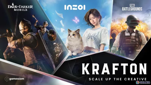 KRAFTONがGamescom 2024に脱出系ダンジョンRPG「ダークアンドダーカーモバイル」、ライフシミュレーションゲーム「inZOI」など3作品を出展！