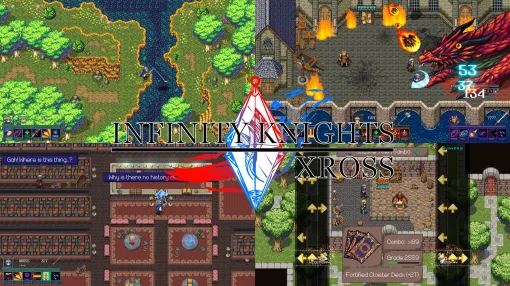 『Infinity Knights: Xross』菊田裕樹氏の新曲が公開！　往年のJRPGに強く影響を受けたドット絵アクションアドベンチャーゲーム