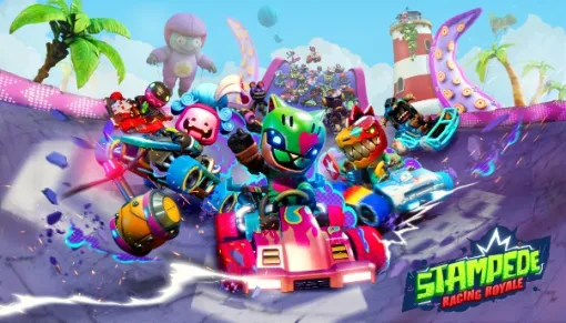 最大60人で戦うバトルロワイヤルレースで勝利を目指せ。「Stampede: Racing Royale」，Xboxゲームプレビューで無料配信開始