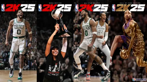 「NBA 2K25」カバーを飾るジェイソン・テイタム選手、エイジャ・ウィルソン選手らの歴史的瞬間を振り返るアナウンストレーラーが公開！