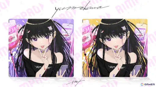 イラストレーター・imi氏の描き下ろしゲーミングガラスマウスパッド「Yumekawa」が登場！ゴリラガラス採用で高い耐久性を実現