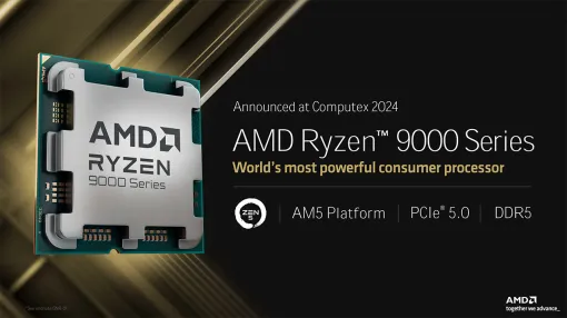 AMDの次世代Ryzen「Ryzen 9000」シリーズは7月31日発売。ゲーム性能で第14世代Coreを上回るとアピール
