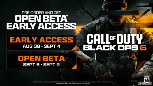 「Call of Duty: Black Ops 6」のマルチプレイヤーベータが8月31日より実施！新情報も発表となるCall of Duty: Nextは8月29日に配信