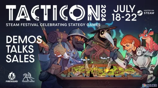 ストラテジーゲームの祭典「TactiCon 2024」がSteamで開幕！100タイトル以上がセールに参加し体験版もプレイ可能