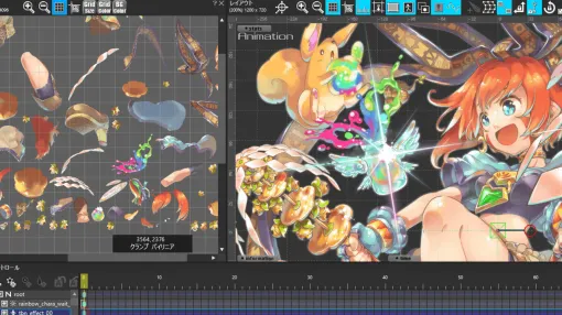 2Dアニメーションツール「OPTPiX SpriteStudio」Unity向けプラグインが、5倍高速化したらしい。詳細を開発者に訊いた