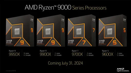 AMDの新CPU「Ryzen 9000」シリーズが発売延期。Ryzen 7/5は8月8日，Ryzen 9は8月15日予定となる