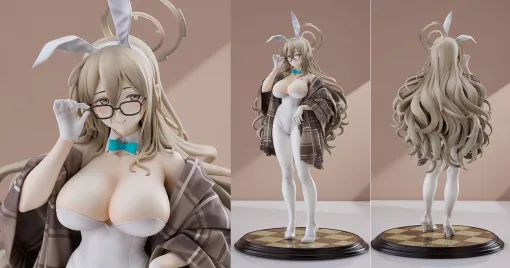 『ブルアカ』より室笠アカネ（バニーガール）がフィギュア化。白タイツ、肉感的な脚線美をこだわりの造形で再現！【ブルーアーカイブ】