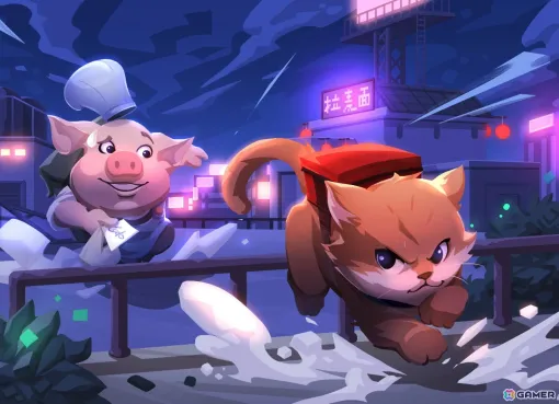 パルクール・ネコアクション「Hirocato: The Delivery Hero」がSteamで配信！ディストピア・メトロポリスを駆け抜ける“ネコの宅急便”