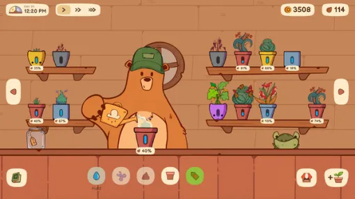 クマが植物を世話するほのぼの園芸店シム『The Green Book』ストアページ公開―Kickstarterキャンペーンも進行中