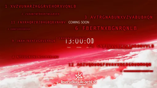 【ハピエレ謝罪】新作『リバースブルー×リバースエンド』のカウントダウンが残り13時間で停止