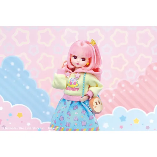 「星のカービィだいすきリカちゃん」予約受付を開始。カービィ柄のドレスとワドルディのバッグでおめかし