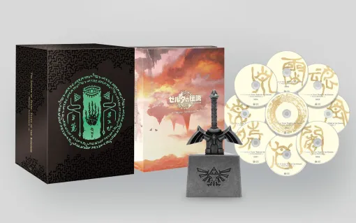 『ゼルダの伝説 ティアキン』サントラが本日（7/31）発売。壮大な旅を彩る全344曲をCD9枚にわたり収録。限定盤にはマスターソード型USBが付属