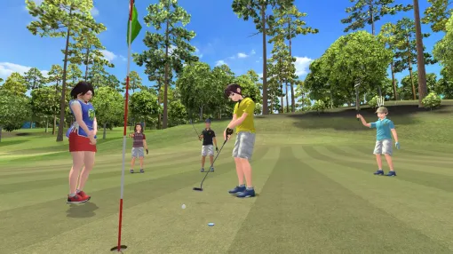 VRゴルフゲーム『アルティメット スイング ゴルフ』大型アップデート配信。アバター全身表示、18ホールでオンライン対戦が可能に