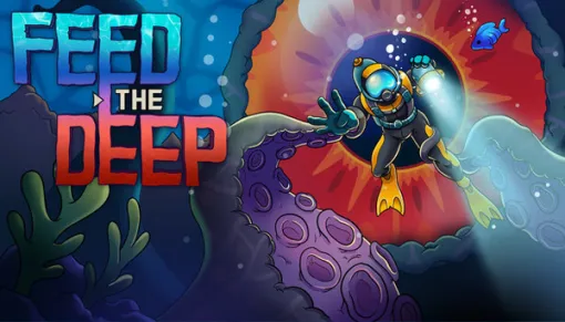 『フルーツニンジャ』『ジェットパック・ジョイライド』開発者による日本語対応の新作海中ローグライトADV『Feed the Deep』Steamにて8月16日発売決定