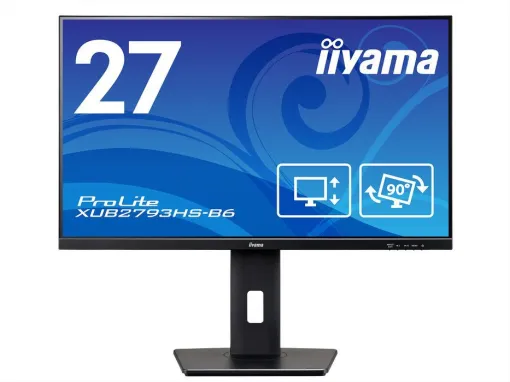 “iiyama”ブランドの低価格27型フルHD IPS液晶モニター発売。3辺フレームレスフラットデザイン／昇降、ピボットなどの多機能スタンドを採用