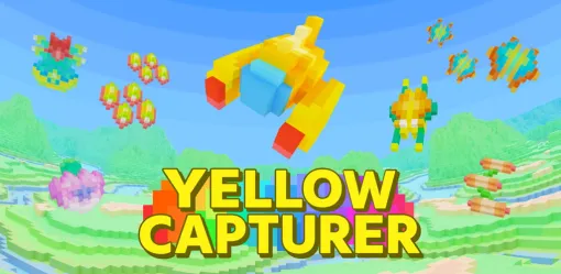 インディゲームデベロッパーEXRANGE、シンプル操作の縦スクロールSTG『YELLOW CAPTURER』をリリース