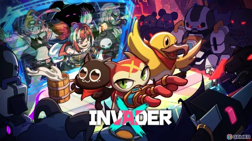 1回約10分で遊べるローグライト弾幕アクションゲーム「X Invader」がSteamで正式リリース！