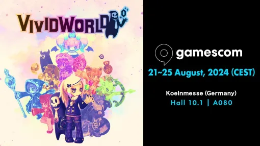 アソビズム、8月21日からドイツ・ケルンで開催される「gamescom」にSteam向け最新作『Vivid World / ビビッドワールド』を出展