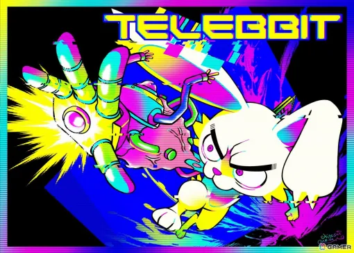 テレポート能力を持つウサギが駆ける高難易度2Dアクションゲーム「Telebbit」の配信日が10月24日に決定！ありがひとし氏によるキーアートが公開