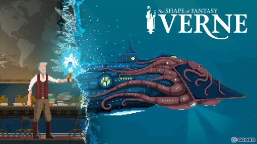 SF作家ジュール・ヴェルヌ氏の世界を冒険するドット絵ADV「Verne: The Shape of Fantasy」がSwitchで配信！