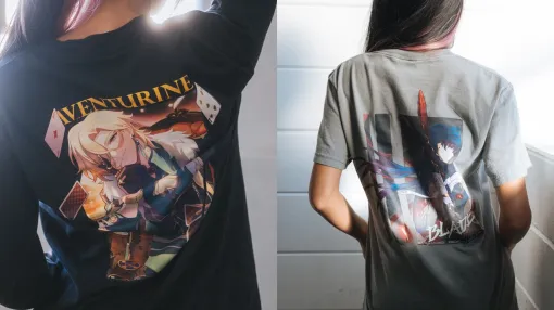 『崩壊：スターレイル』アベンチュリンや刃のTシャツが登場。カルチャーショップBAITとのコラボアイテムが8月30日発売