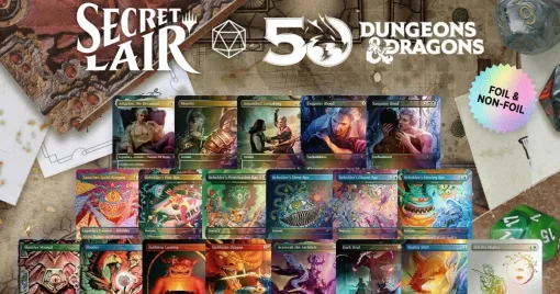 【マジック：ザ・ギャザリング×D＆D】ダンジョンズ＆ドラゴンズ50周年記念のコラボブースターが楽天ブックス限定で予約開始。伝説的なキャラ＆モンスターが登場！