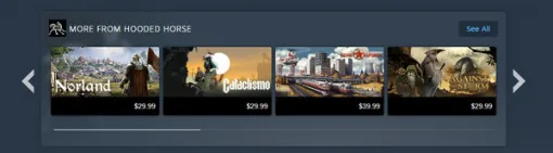 Steam、再び最新トレンドのPR手法にWin-Winな対応へ。ストアページに同一開発者やパブリッシャー・シリーズ作品の表示部分追加―「ストアページの広告化」への対策か